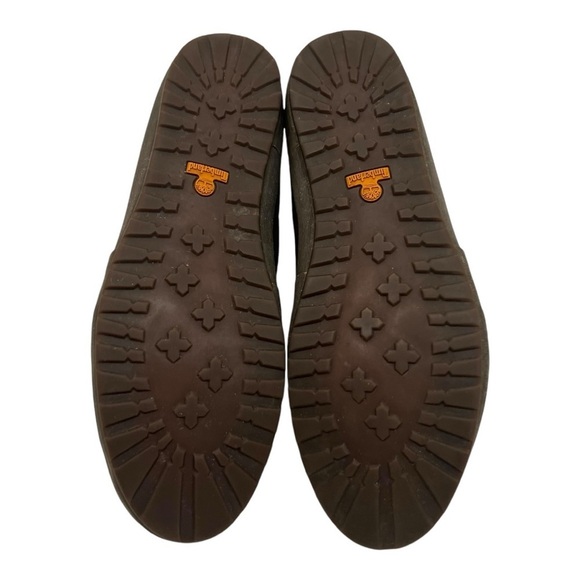 Timberland Timbuk2 Brown Leather Olive Lace Up Comfort Chukka Boots Women’s 10 - Picture 12 of 16